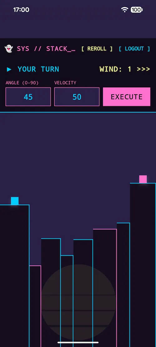 STACK CRASH Mini-Game