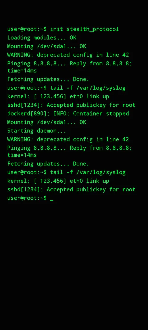Linux Terminal Stealth Mode