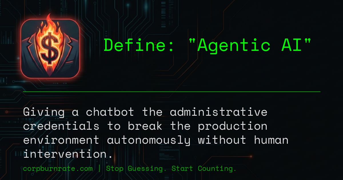 The corporate definition of Agentic AI