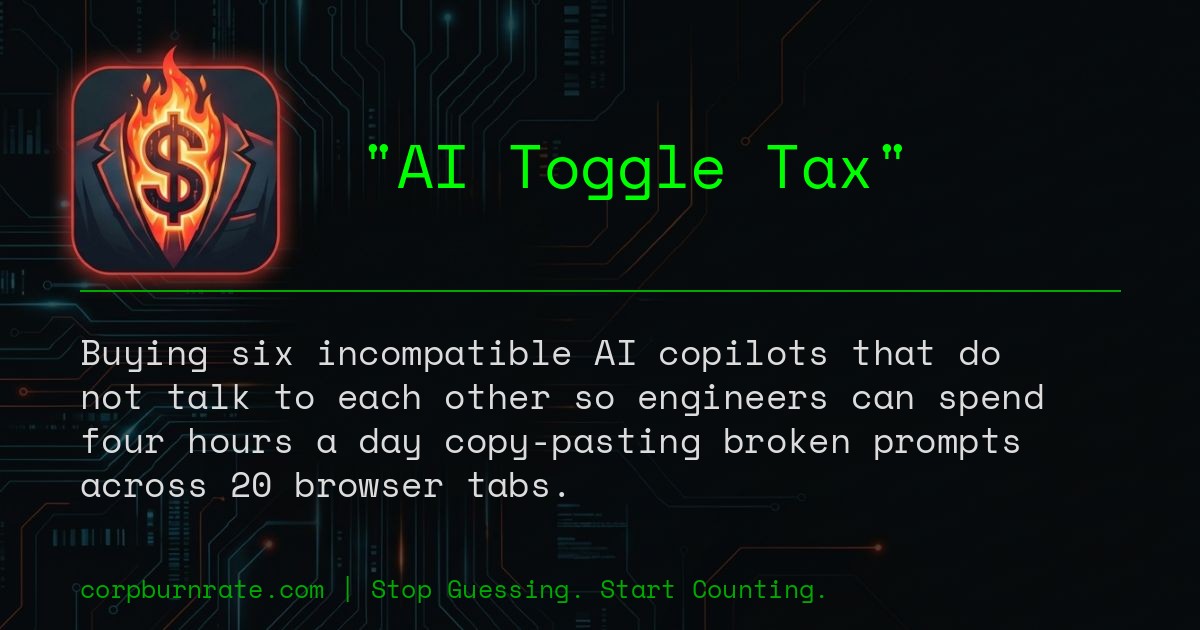 The corporate definition of AI Toggle Tax