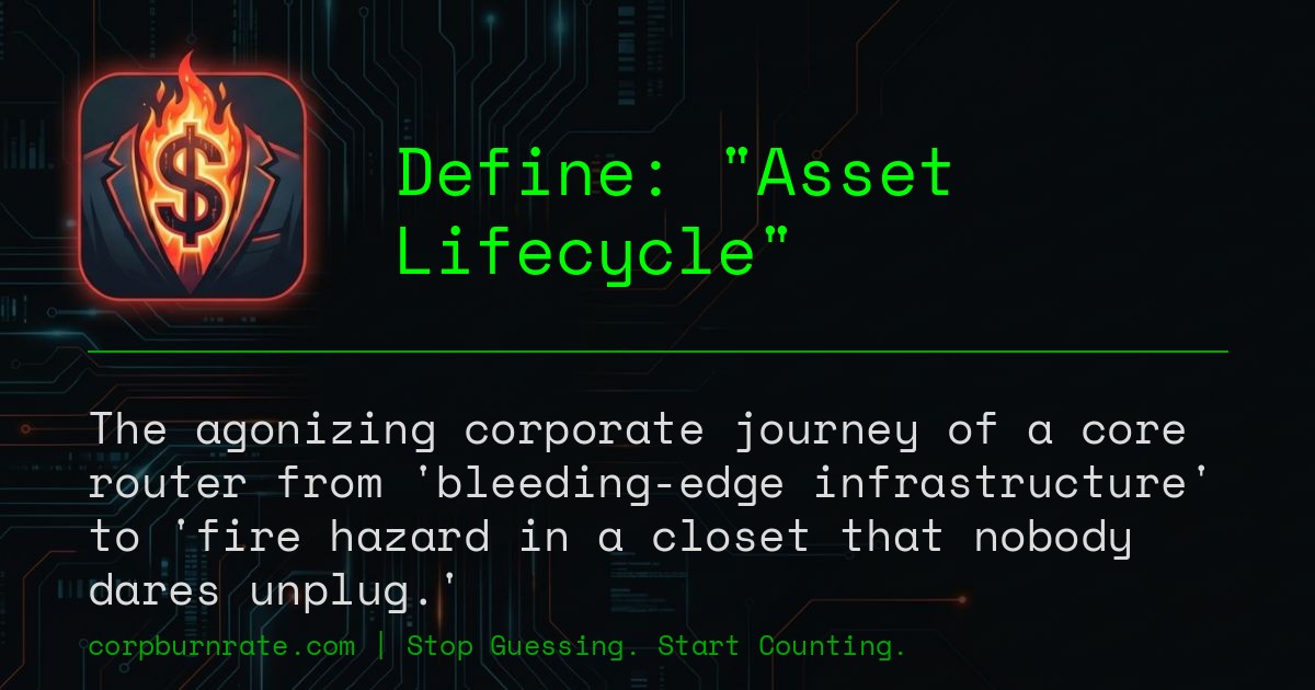 The corporate definition of Asset Lifecycle