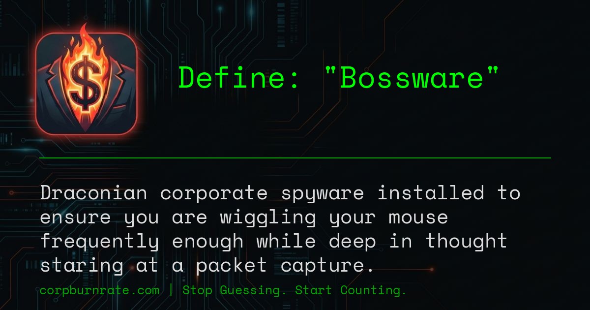 The corporate definition of Bossware