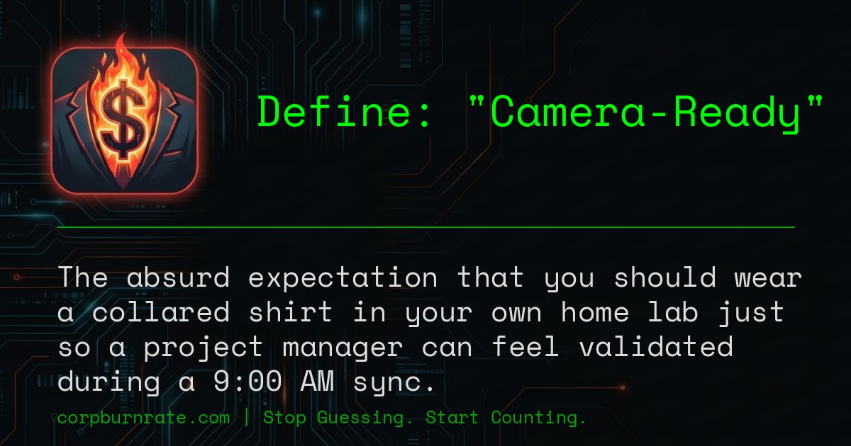 The corporate definition of Camera-Ready