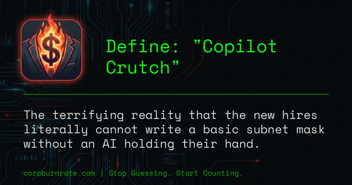 The corporate definition of Copilot Crutch