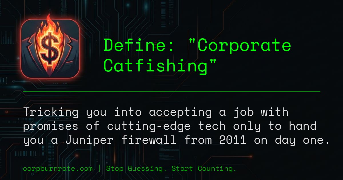 The corporate definition of Corporate Catfishing