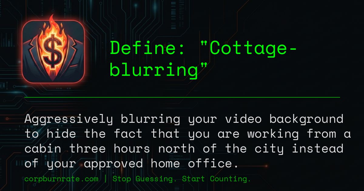 The corporate definition of Cottage-blurring