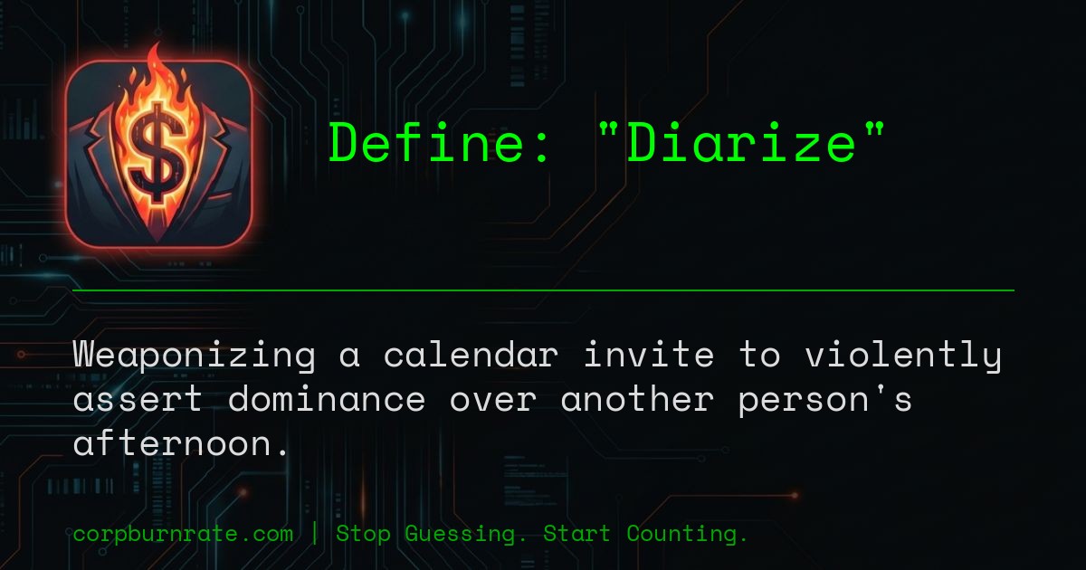 The corporate definition of Diarize
