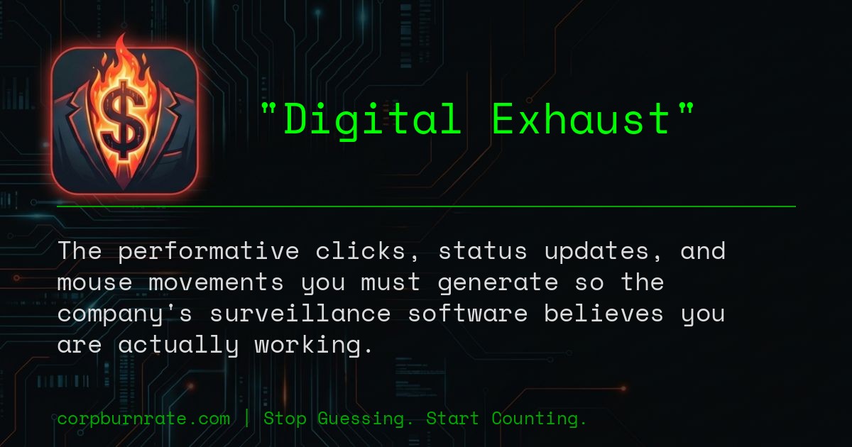 The corporate definition of Digital Exhaust