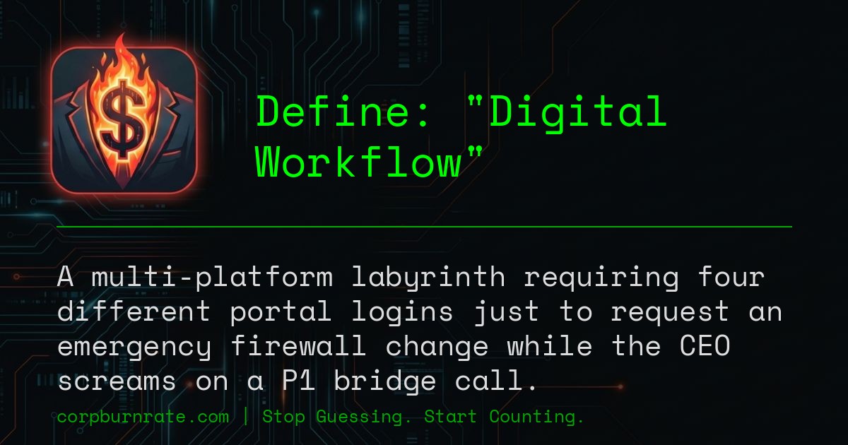 The corporate definition of Digital Workflow