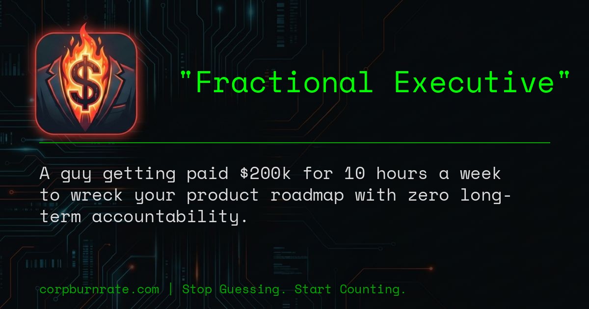The corporate definition of Fractional Executive
