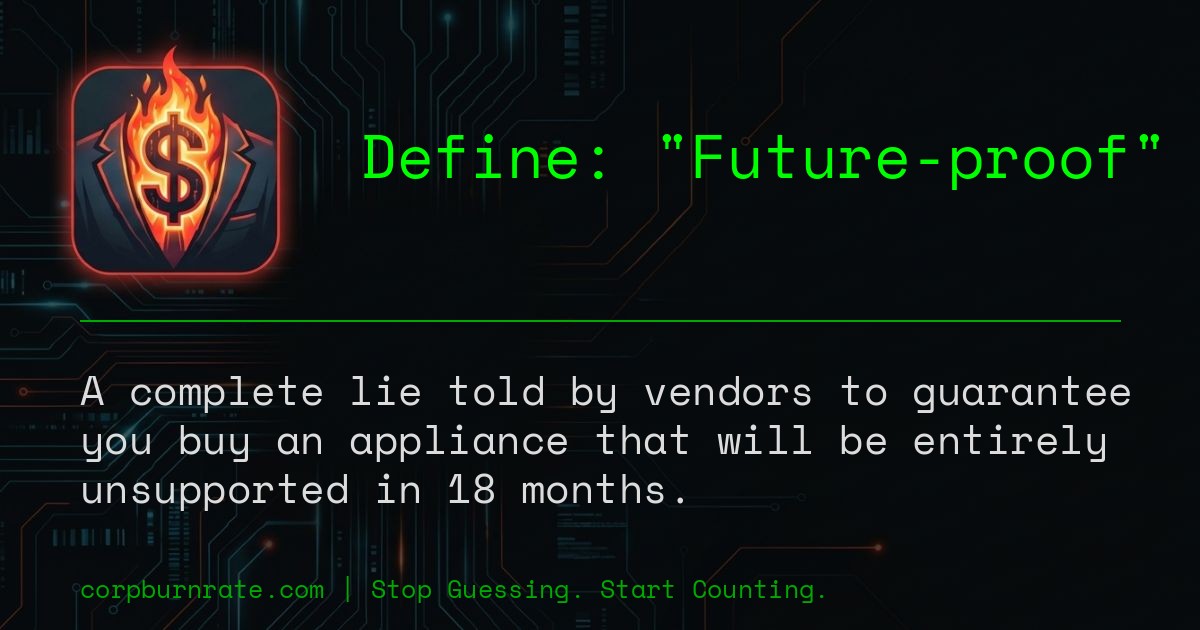 The corporate definition of Future-proof