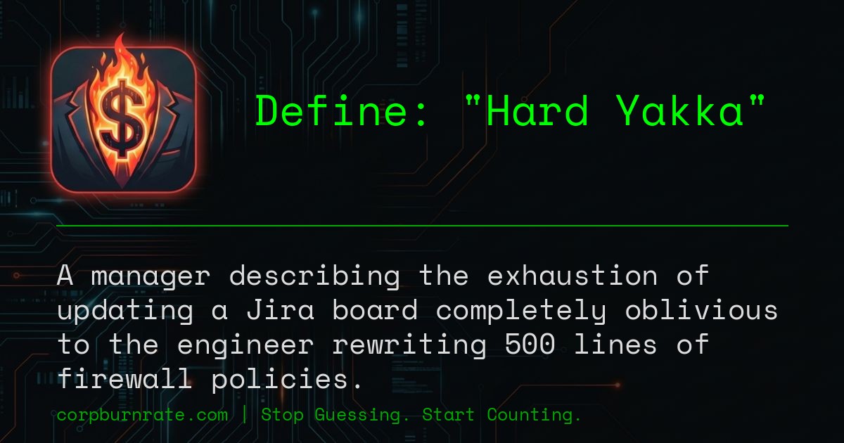 The corporate definition of Hard Yakka