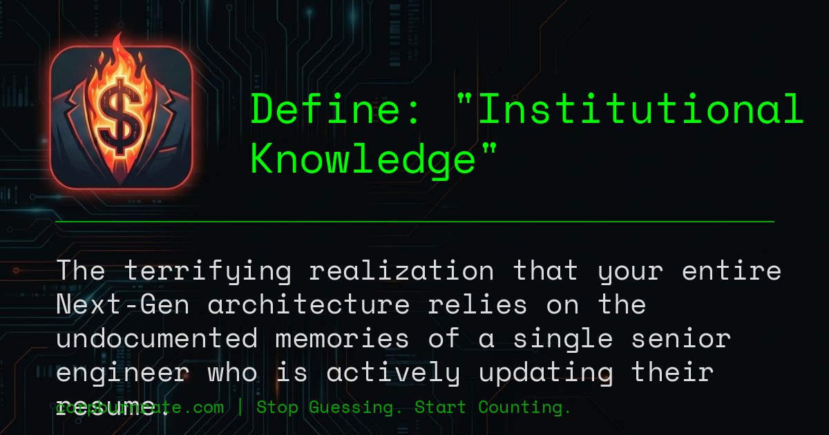 The corporate definition of Institutional Knowledge