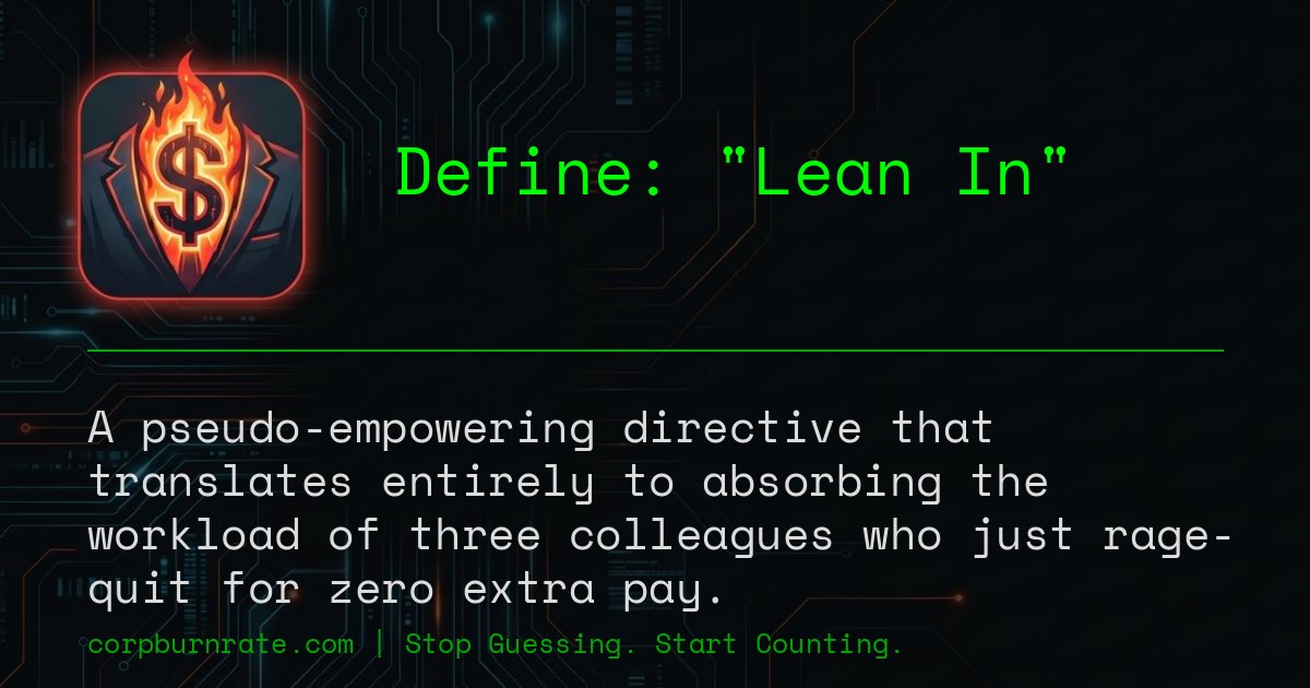 The corporate definition of Lean In
