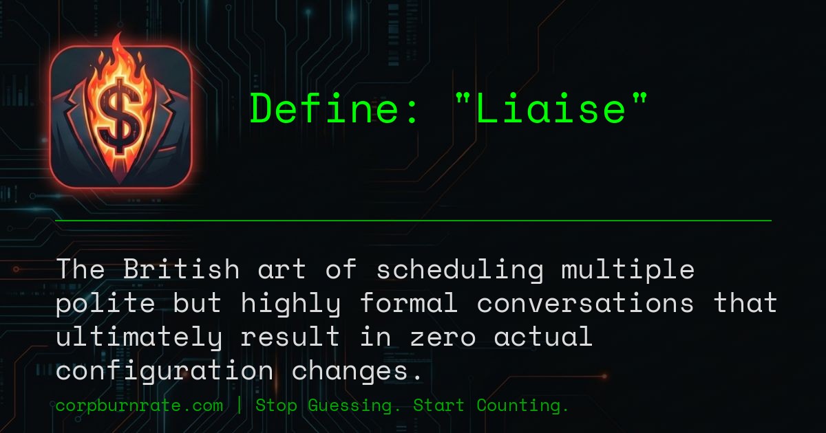 The corporate definition of Liaise