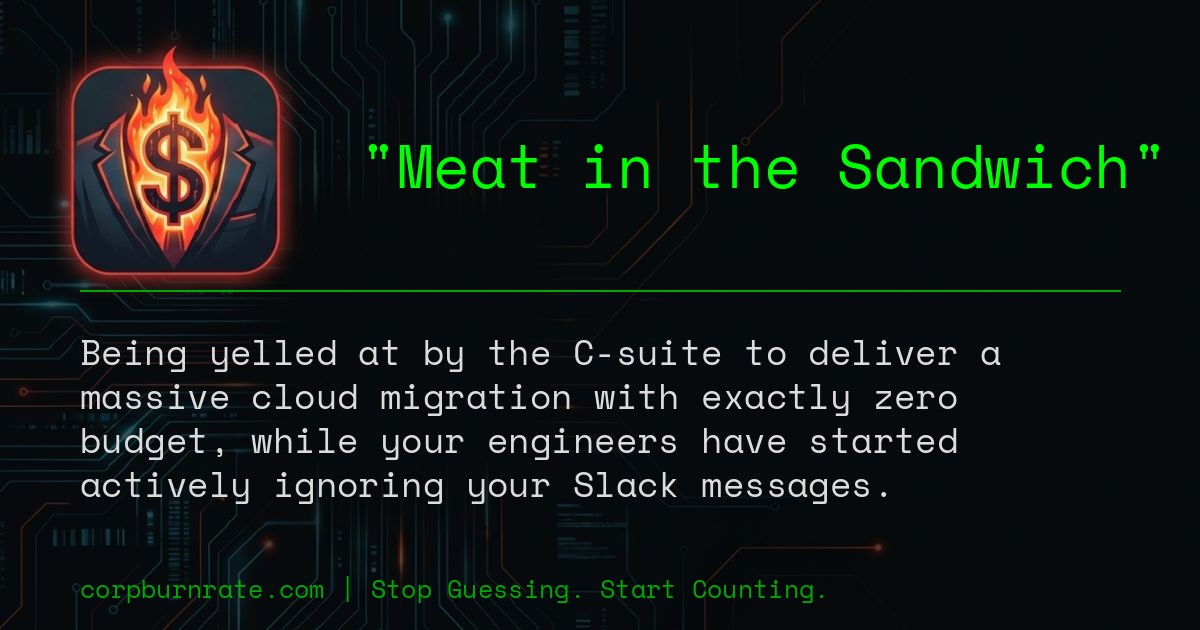 The corporate definition of Meat in the Sandwich