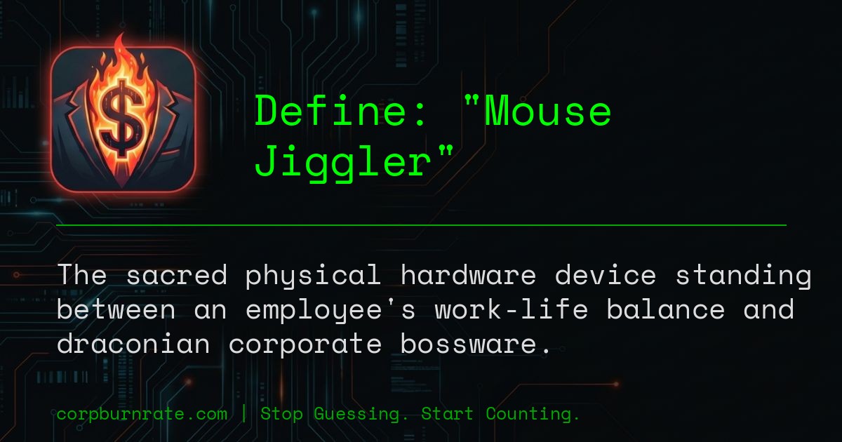 The corporate definition of Mouse Jiggler