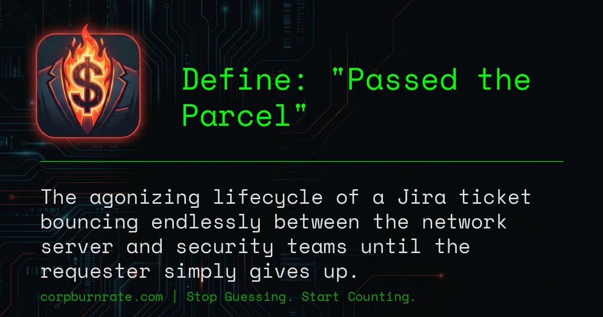 The corporate definition of Passed the Parcel