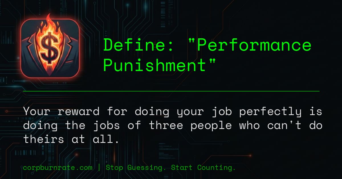 The corporate definition of Performance Punishment