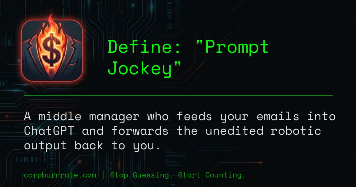 The corporate definition of Prompt Jockey