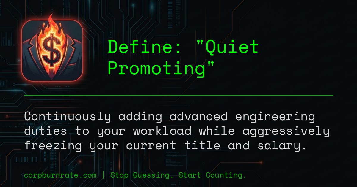 The corporate definition of Quiet Promoting
