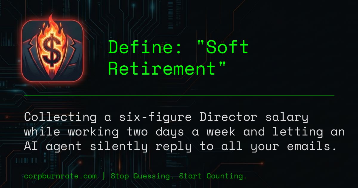 The corporate definition of Soft Retirement