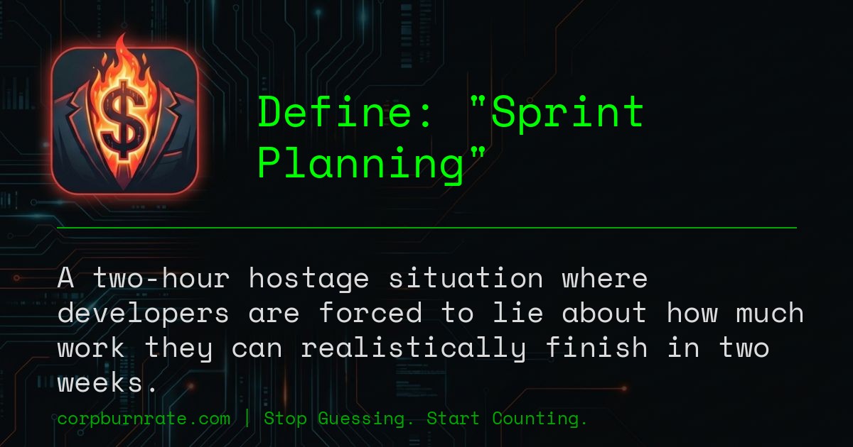 The corporate definition of Sprint Planning