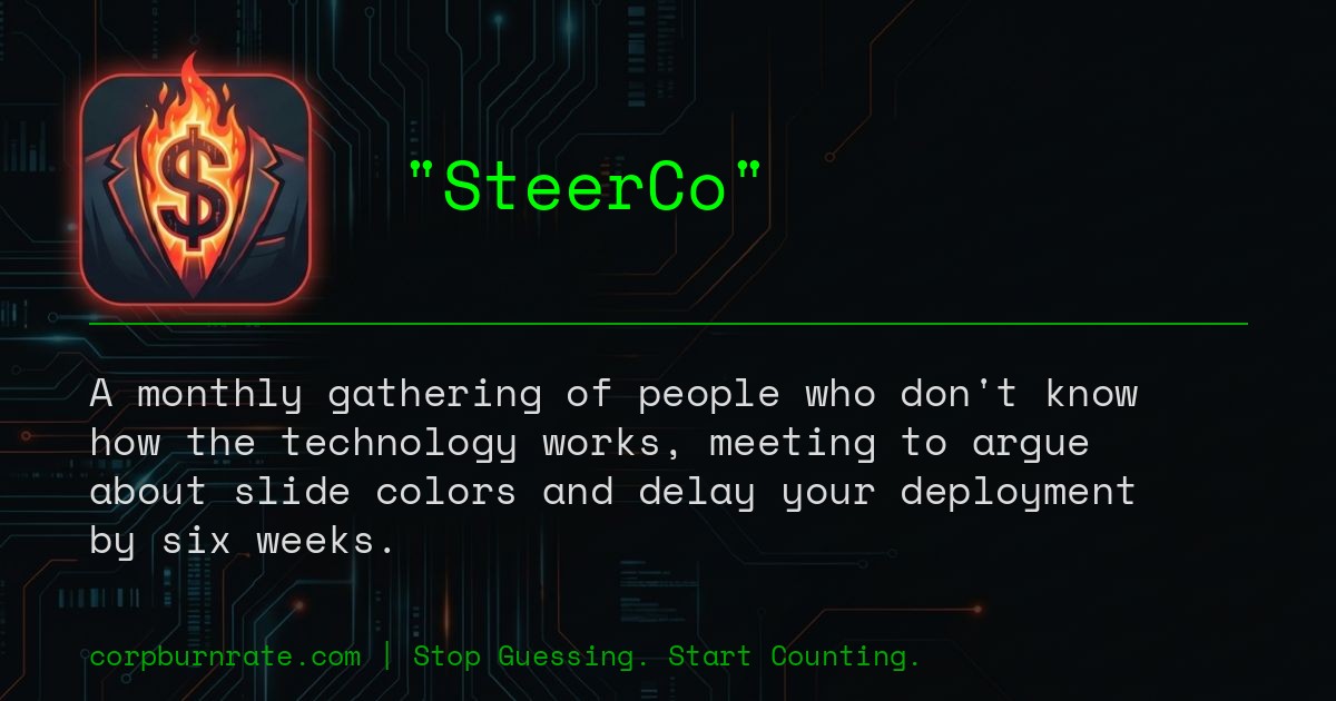 The corporate definition of SteerCo