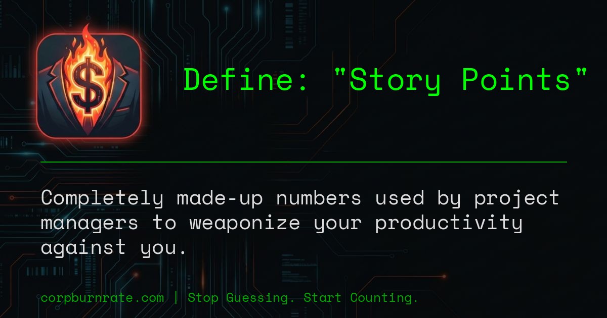 The corporate definition of Story Points