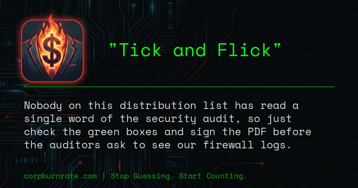 The corporate definition of Tick and Flick