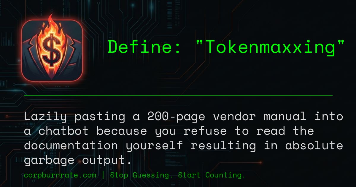 The corporate definition of Tokenmaxxing