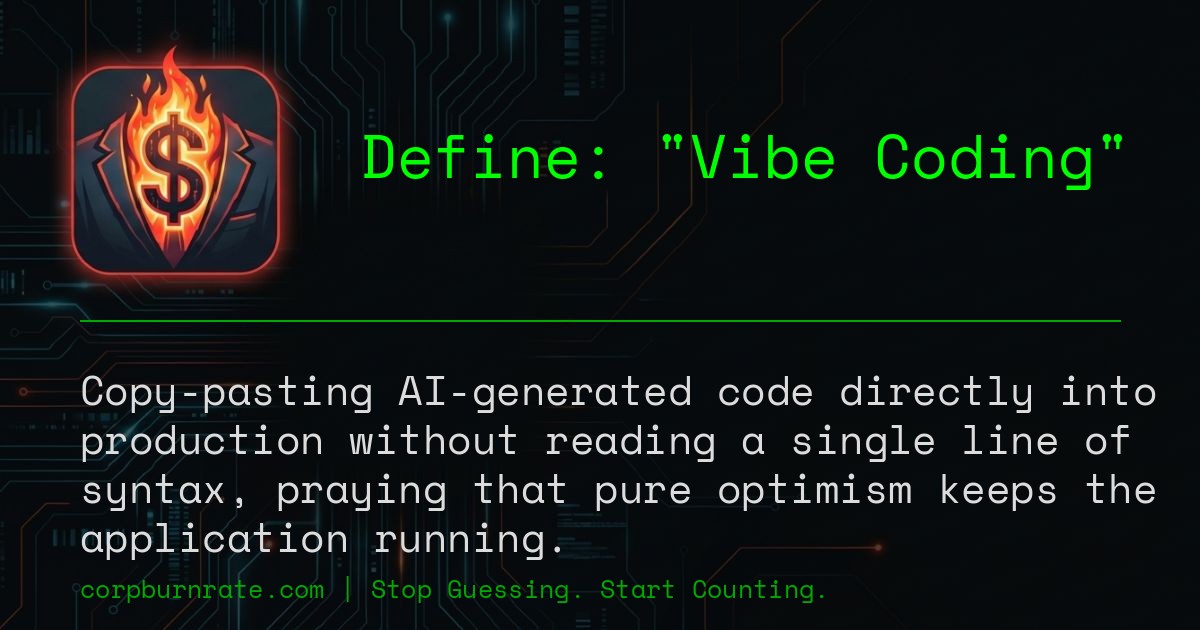 The corporate definition of Vibe Coding