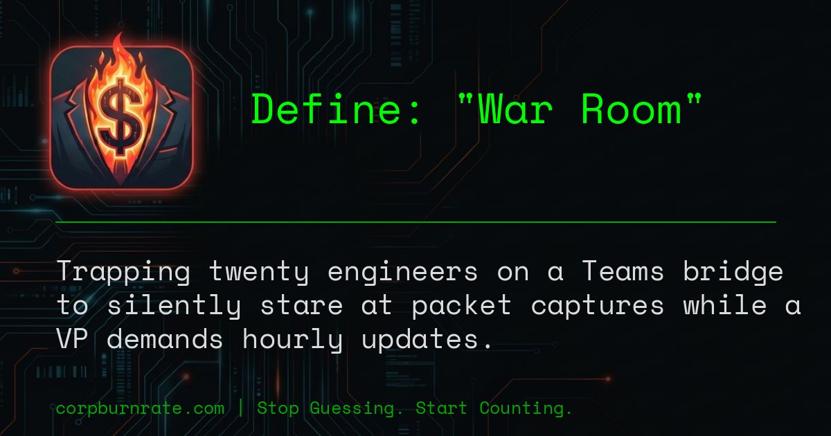 The corporate definition of War Room